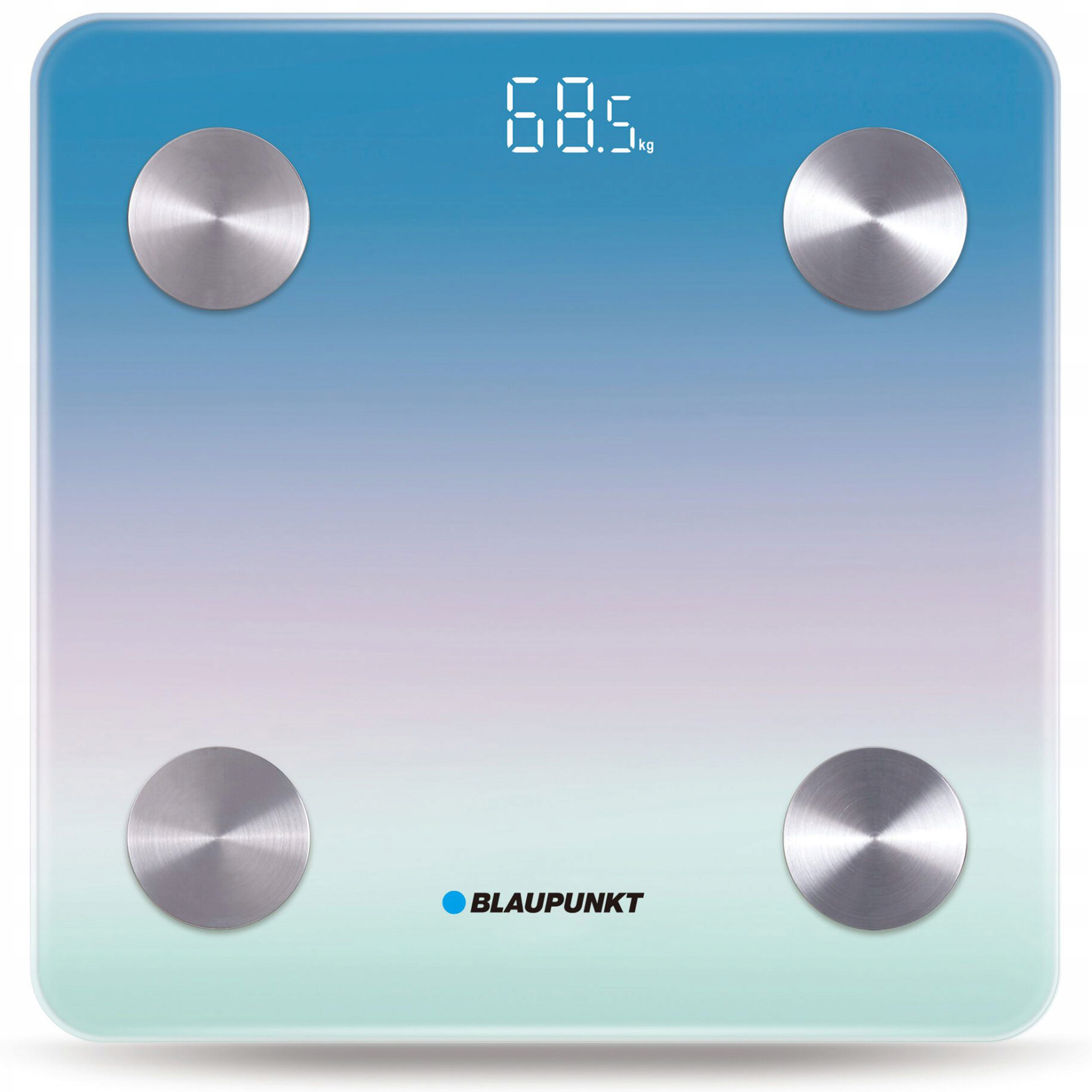 Blaupunkt BSM601BT Bluetooth kúpeľňová váha do 180 kg, tvrdené sklo